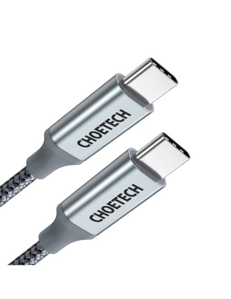 C tipo USB laidas – C tipo USB 5A 100 W galios pristatymas 480 Mbps, 1,8 m pilka C tipo USB laidas – C tipo USB 5A 100 W galios pristatymas 480 Mbps, 1,8 m pilka