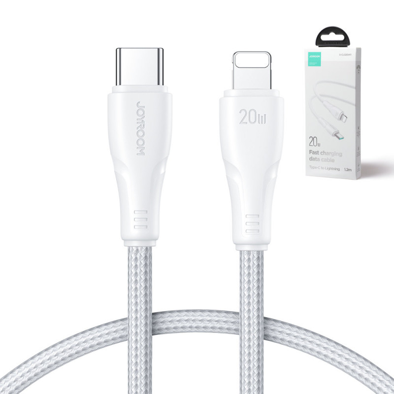 iPhone Surpass Series USB-C – Lightning kabelis 20W 1,2m baltas