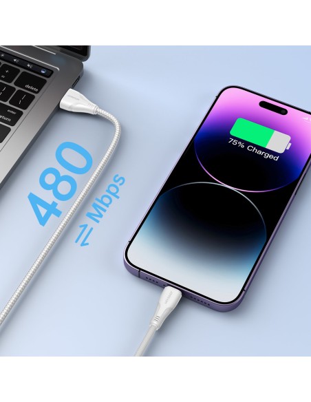 iPhone Surpass Series USB-C – Lightning kabelis 20W 1,2m baltas
 
iPhone Surpass Series USB-C – Lightning kabelis 20W 1,2m baltas