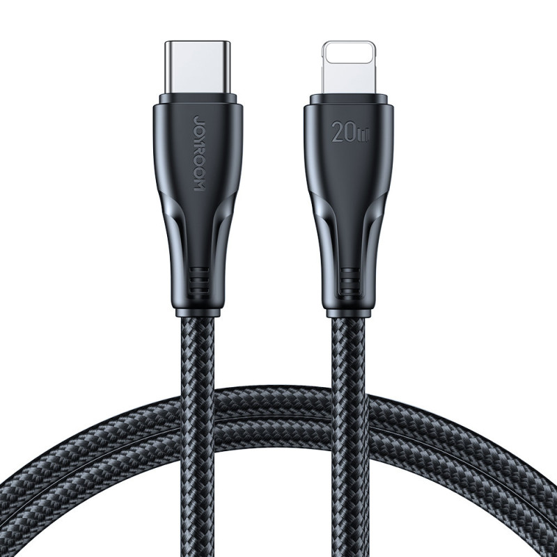 
iPhone Surpass Series USB-C - Lightning kabelis 20W 2m juodas
