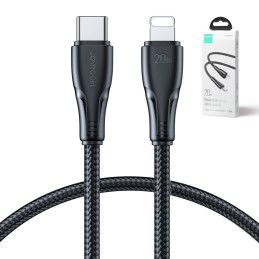 
iPhone Surpass Series USB-C - Lightning kabelis 20W 1,2m juodas
