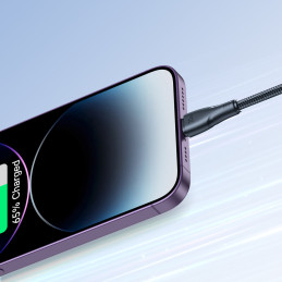 
iPhone Surpass Series USB-C - Lightning kabelis 20W 1,2m juodas
