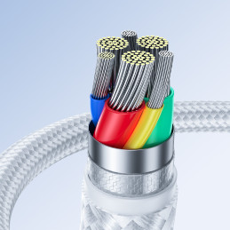 
Surpass Series USB - micro USB kabelis 2.4A 2m baltas

