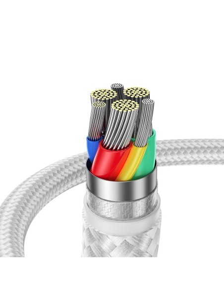 
iPhone Surpass Series USB - Lightning 2.4 kabelis 3m baltas
