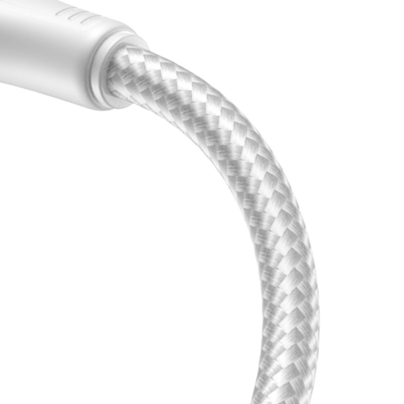 iPhone Surpass Series USB - Lightning 2.4 kabelis 2m baltas