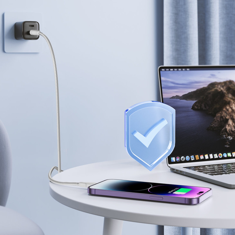 iPhone Surpass Series USB - Lightning 2.4 kabelis 2m baltas