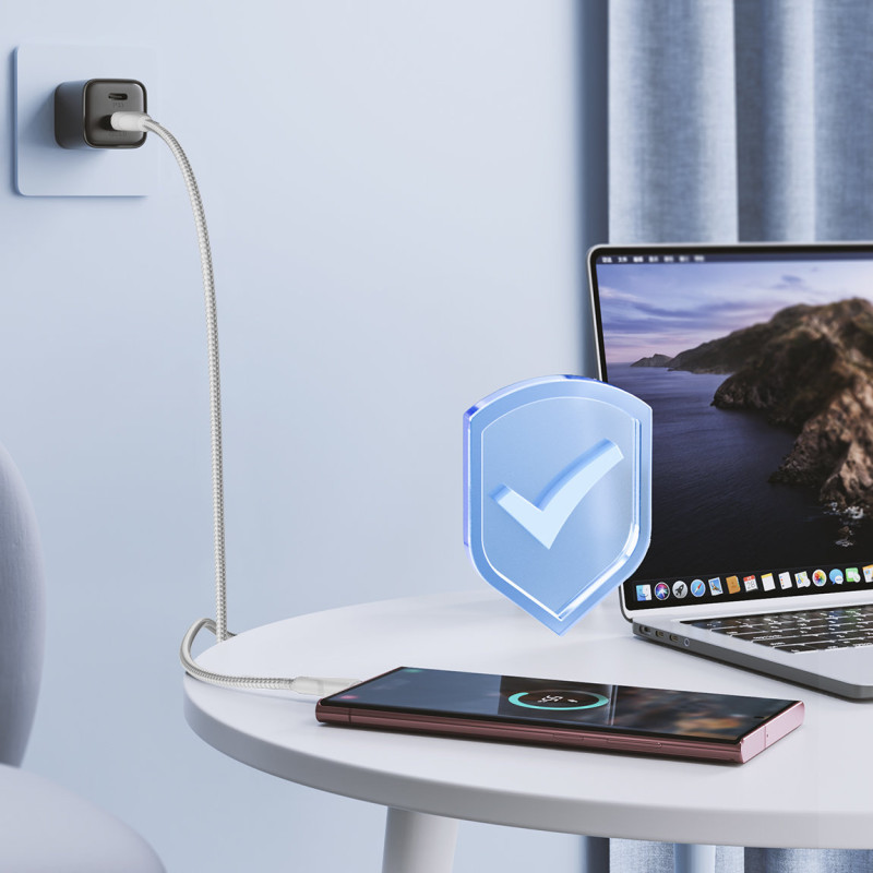 Surpass Series USB – USB-C 3A kabelis, 1,2 m baltas