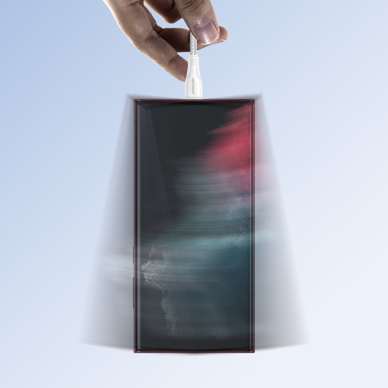 Surpass Series USB – USB-C 3A kabelis, 1,2 m baltas