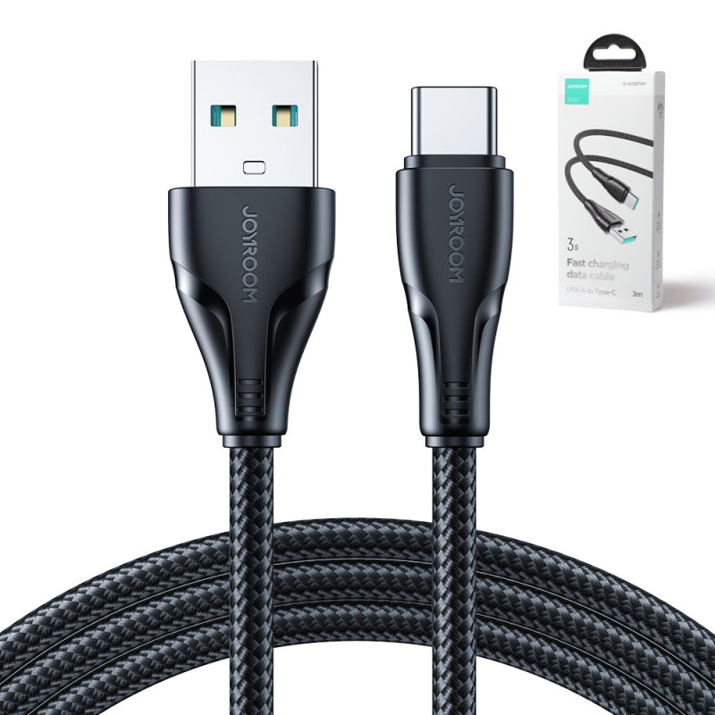 Surpass Series USB – USB-C 3A kabelis 3m baltas