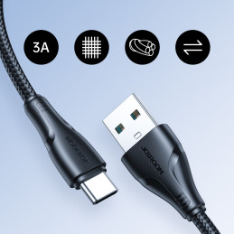 
Surpass Series USB – USB-C 3A kabelis 3m baltas

