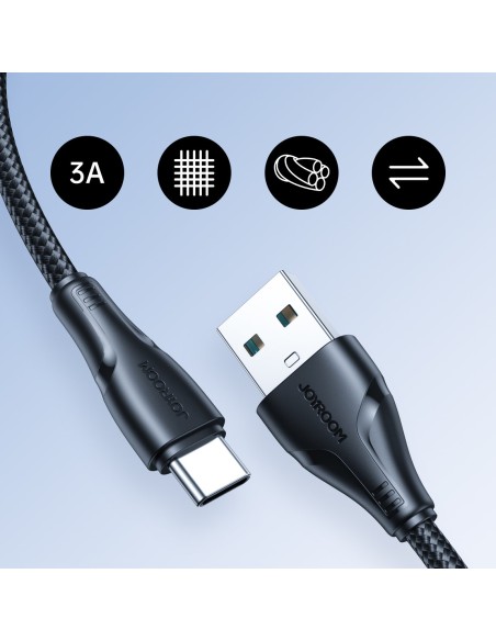 Surpass Series USB – USB-C 3A kabelis 3m baltas
 
Surpass Series USB – USB-C 3A kabelis 3m baltas
