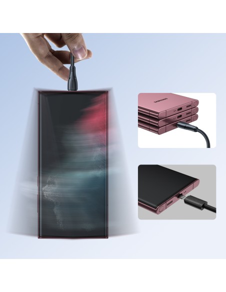 Surpass Series USB – USB-C 3A kabelis 3m baltas
 
Surpass Series USB – USB-C 3A kabelis 3m baltas