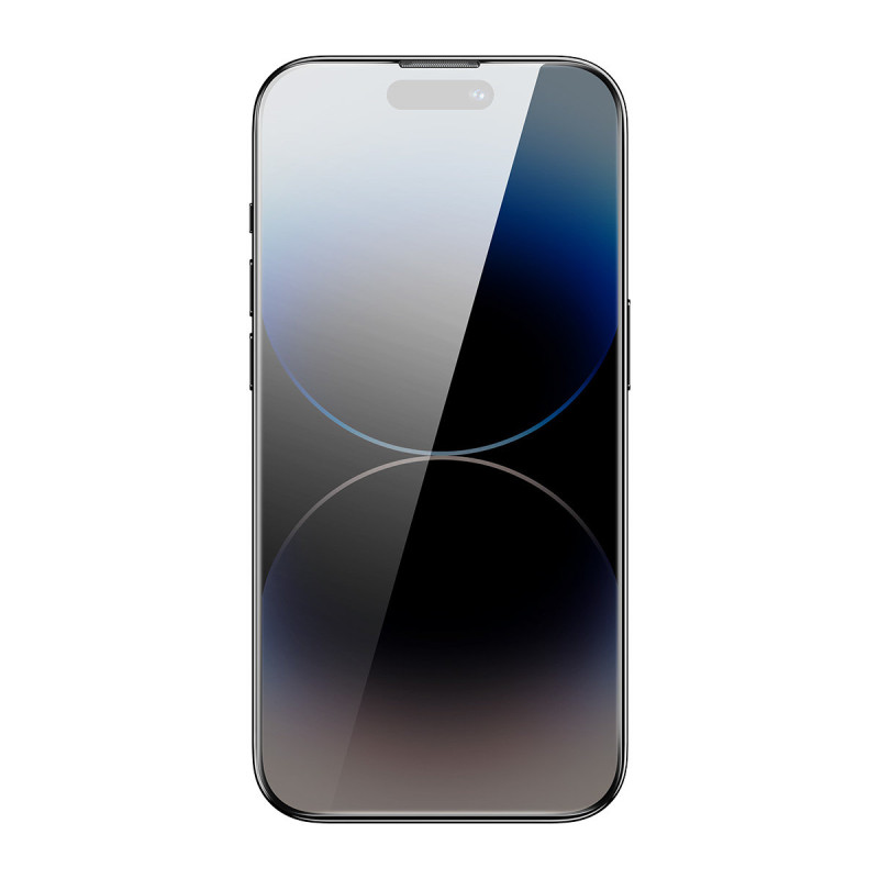 Grūdintas stiklas skirtas iPhone 14 Pro Max, visas ekranas, 0,3 mm Anti Spy filtras