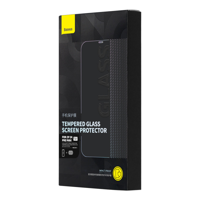 Grūdintas stiklas skirtas iPhone 14 Pro Max, visas ekranas, 0,3 mm Anti Spy filtras