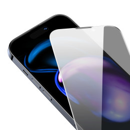 
Grūdintas stiklas skirtas iPhone 14 Pro, visas ekranas, 0,3 mm Anti Spy filtras
