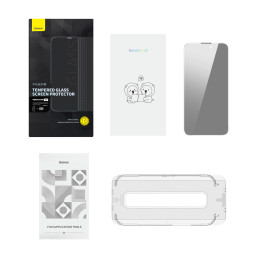 
Grūdintas stiklas skirtas iPhone 14 Pro, visas ekranas, 0,3 mm Anti Spy filtras
