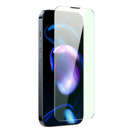 
Grūdintas stiklas skirtas iPhone 14 Pro, visas ekranas, 0,3 mm anti mėlyna šviesa

