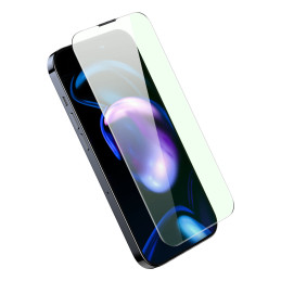 
Grūdintas stiklas skirtas iPhone 14 Pro, visas ekranas, 0,3 mm anti mėlyna šviesa
