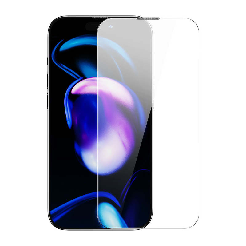 
2x viso ekrano grūdintas stiklas, skirtas iPhone 14 Pro su 0,3 mm garsiakalbio dangteliu
