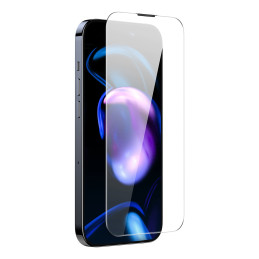 
2x viso ekrano grūdintas stiklas, skirtas iPhone 14 Pro su 0,3 mm garsiakalbio dangteliu
