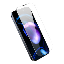 
2x viso ekrano grūdintas stiklas, skirtas iPhone 14 Pro su 0,3 mm garsiakalbio dangteliu
