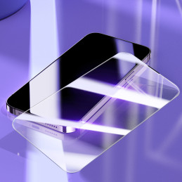 
Viso ekrano grūdintas stiklas, skirtas iPhone 14 Pro su 0,3 mm garsiakalbio dangteliu

