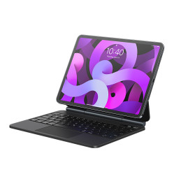 
3in1 klaviatūra su magnetiniu dėklu ir stovu iPad Pro 11 iPad Air 4-5 iPad 10 pilka
