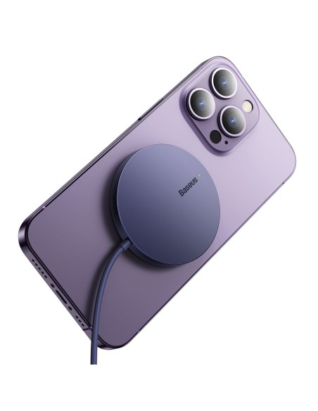 Paprastas Mini3 MagSafe Qi 15W magnetinės indukcinis įkroviklis, violetinė
 
Paprastas Mini3 MagSafe Qi 15W magnetinės indukcinis įkroviklis, violetinė