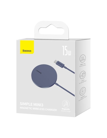 Paprastas Mini3 MagSafe Qi 15W magnetinės indukcinis įkroviklis, violetinė
 
Paprastas Mini3 MagSafe Qi 15W magnetinės indukcinis įkroviklis, violetinė