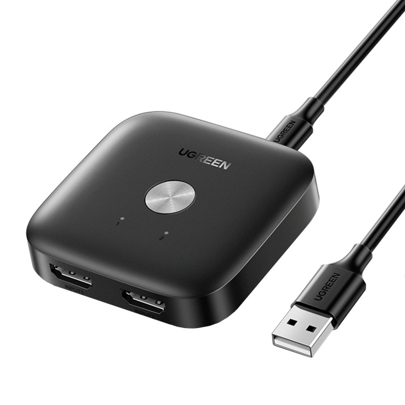 
Jungiklio adapteris 2x HDMI – 1x HDMI 2.0 4K juodas

