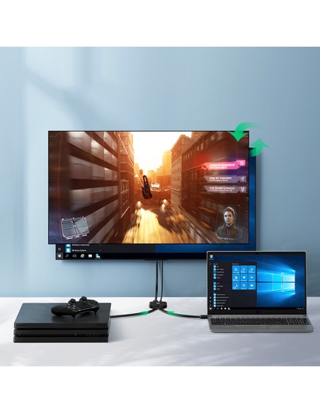 Jungiklio adapteris 2x HDMI – 1x HDMI 2.0 4K juodas
 
Jungiklio adapteris 2x HDMI – 1x HDMI 2.0 4K juodas