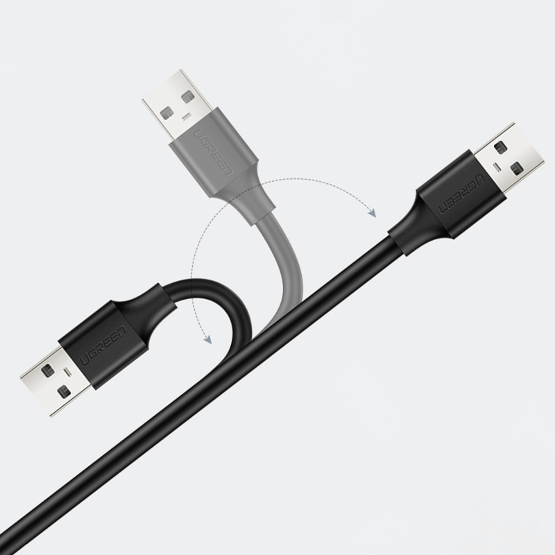 USB 2.0 ilgintuvas 480Mb/ s 1.5m juodas
