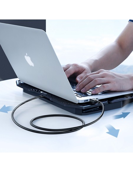 
Lankstus lankstus laidas USB 2.0 laidas 480Mb/ s 25cm juodas
