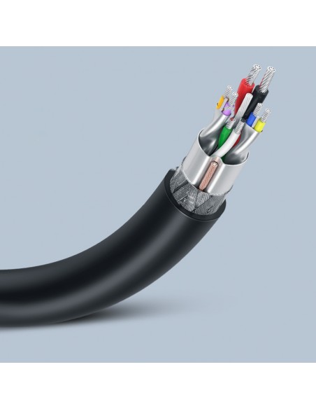 
Lankstus lankstus laidas USB 2.0 laidas 480Mb/ s 25cm juodas
