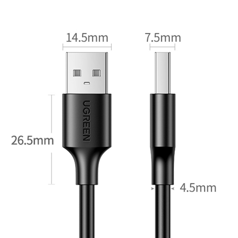 Lankstus lankstus laidas USB 2.0 laidas 480Mb/ s 3m juodas