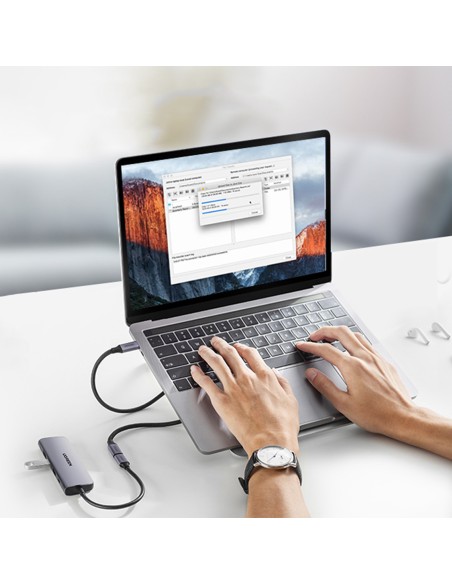 
Patvarus USB-C 3.1 10Gb/ s ilgintuvas, 1m, pilkas
