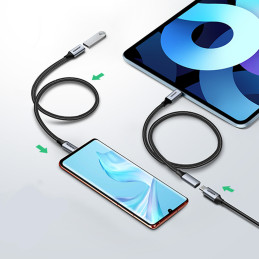 
Patvarus USB-C 3.1 10Gb/ s ilgintuvas, 1m, pilkas
