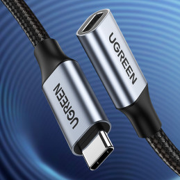 
Patvarus USB-C 3.1 10Gb/ s ilgintuvas, 1m, pilkas
