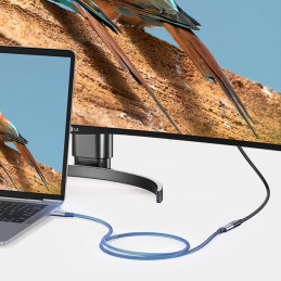 
Patvarus USB-C 3.1 10Gb/ s ilgintuvas, 1m, pilkas
