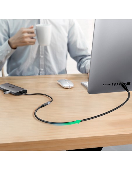 
USB-C ilgintuvas 100W 10Gb/ s 1m juodas
