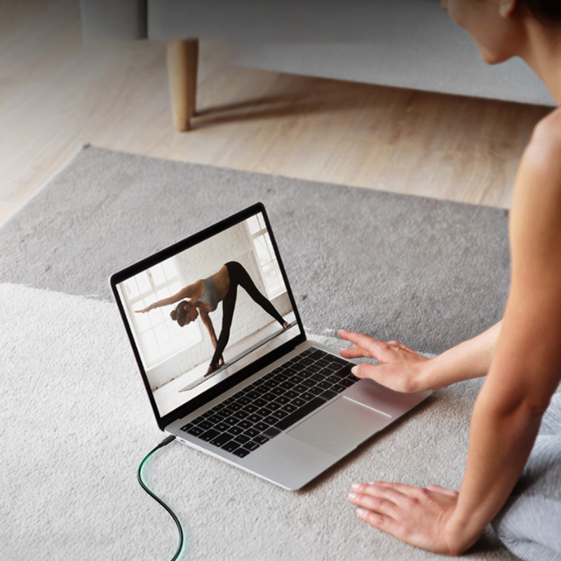 
USB-C ilgintuvas 100W 10Gb/ s 1m juodas
