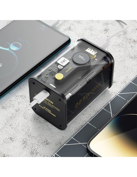 Powerbank K16Pro 20000mAh USB-A USB-C 22,5W PD juoda
 
Powerbank K16Pro 20000mAh USB-A USB-C 22,5W PD juoda