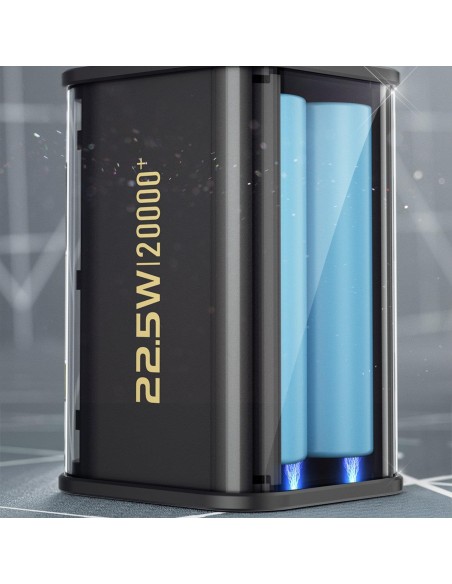 Powerbank K16Pro 20000mAh USB-A USB-C 22,5W PD juoda
 
Powerbank K16Pro 20000mAh USB-A USB-C 22,5W PD juoda