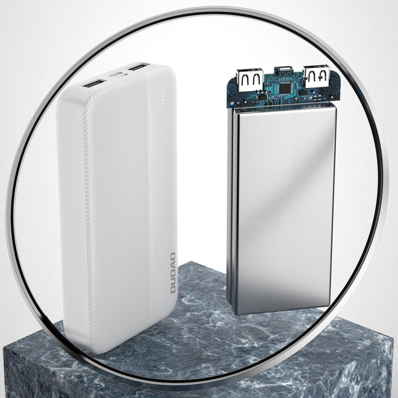 Powerbank K4S+ 20000mAh 2x USB-A 10W balta