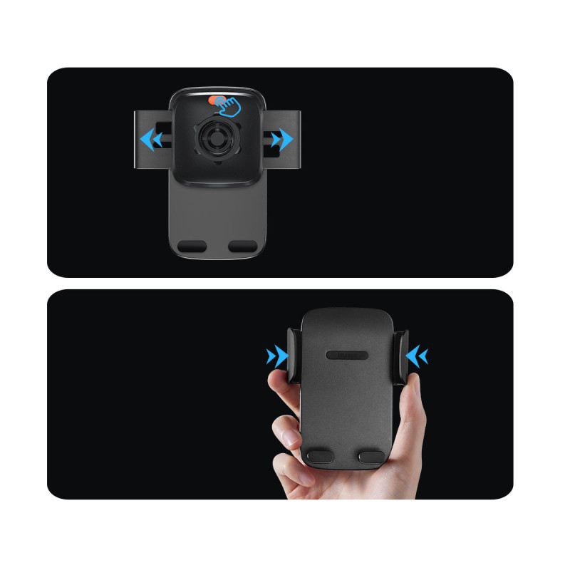 Easy Control Pro kabinos telefono laikiklis juodas