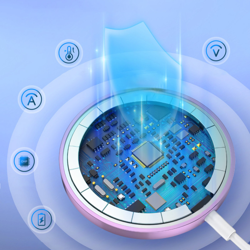 
Magnetinis indukcinis įkroviklis iPhone 15W MagSafe, rožinis
