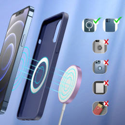 
Magnetinis indukcinis įkroviklis iPhone 15W MagSafe, rožinis
