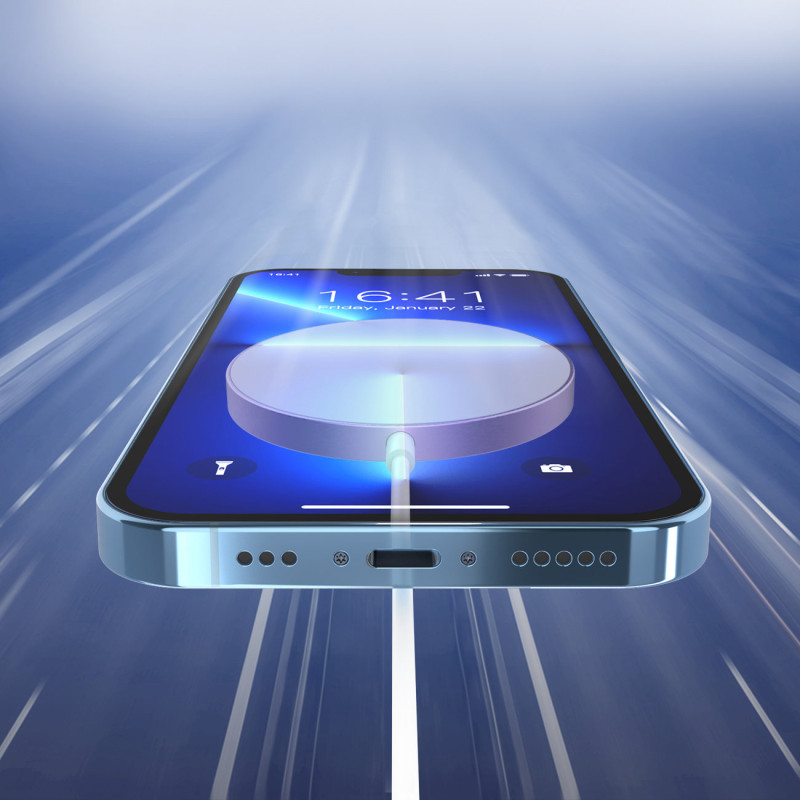 
Magnetinis indukcinis įkroviklis iPhone 15W MagSafe, rožinis
