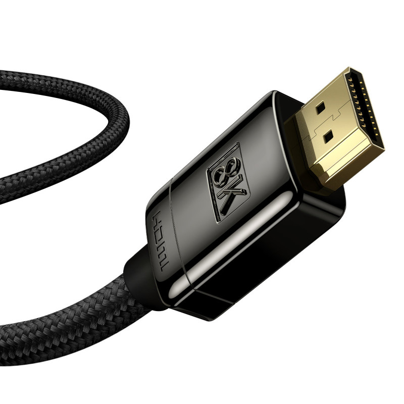 
Patvarus lankstus HDMI 2.1 8K High Definition Series kabelis 2m juodas
