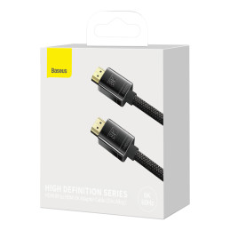
Patvarus lankstus HDMI 2.1 8K High Definition Series kabelis 2m juodas
